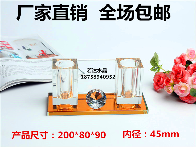 Crystal Wireless microphone Desktop racks Desktop ktv Home Mcrack microphone bracket Zolt Glass Holder