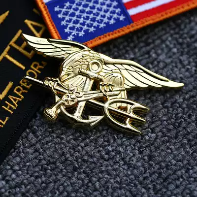 Golden American Seal Badge Seal Commando Badge Skill Chapter Army fans metal logo epaulette badge badge badge