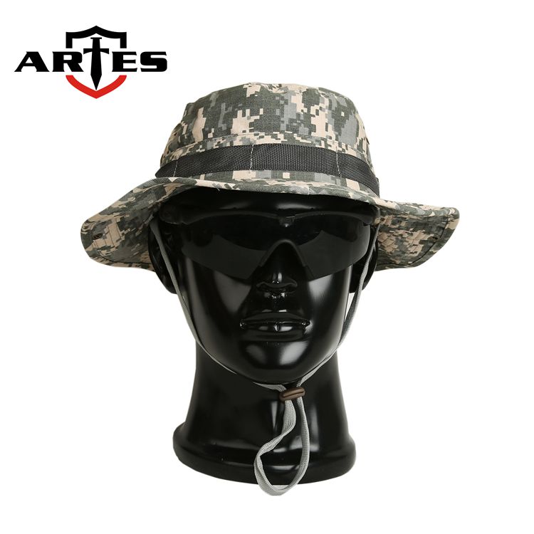 Summer sun hat ACU camouflage round hat military fans tactical Benni hat soldier hat outdoor fishing mountaineering hat
