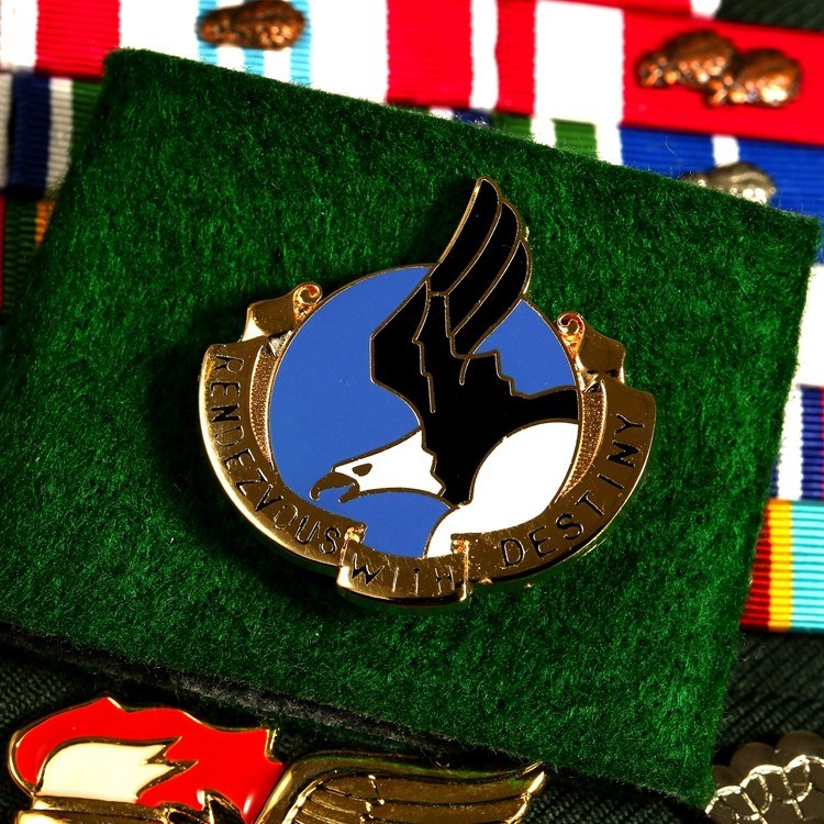 US Metal Badge Recognition Chapter US ARMY 101 Airdrop Division 101 Division Uniform-Taobao