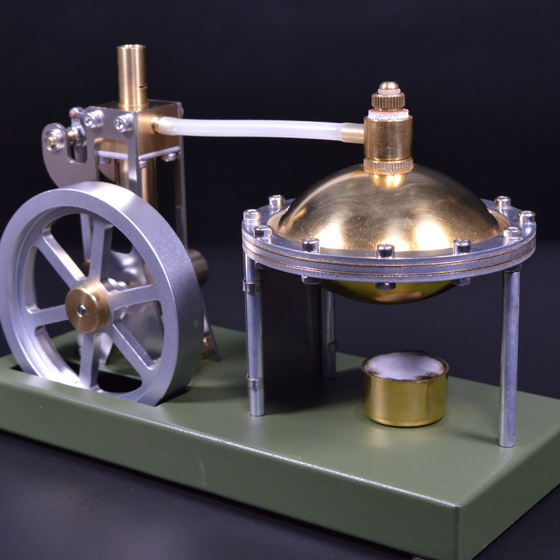 Qixing Power Steam Engine All-Metal Creative Boiler Steam Power Fire Engine Model