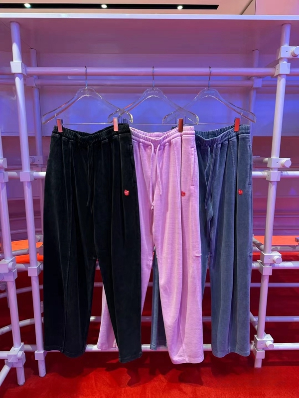 Shenzhen Nanyou Clearance Sale Early Spring New Style Casual Pants Apple Pink Sweatpants Loose Wide-Leg Long Pants for Women