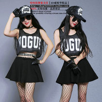 Cheerleading exercise high waist adult dance performance suit Sexy dance hot pants practice suit short skirt Jazz dance performance