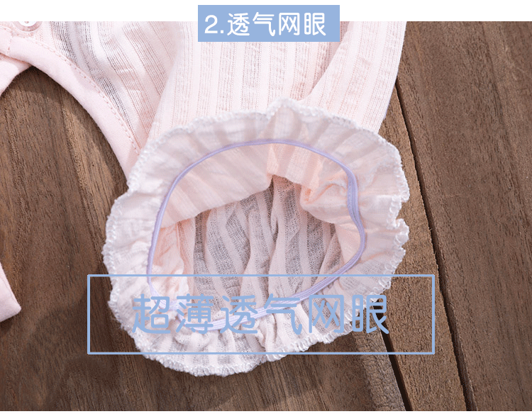 Nữ bé bông nấm tay áo mở ngắn tay jumpsuit siêu mỏng công chúa bé không tay ren dễ thương quần áo mùa hè quần lót trẻ em