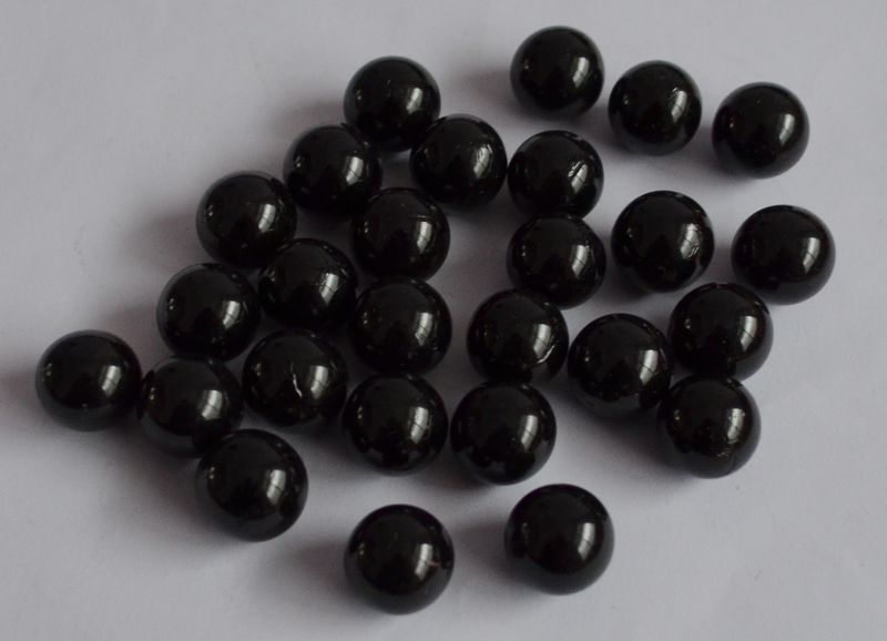 Glass Round Pearl Black Porcelain Glass Bead Marbles with Fried Ball Fish Tank Vase Decorated with Children's Toys