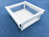 Wardrobe storage rattan basket storage cloakroom imitation glass basket drawer clothing pull basket ornaments basket custom pants rack