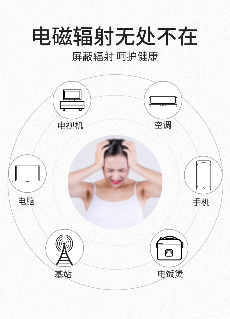 防辐射挡布信号电磁波干扰屏蔽布料屏蔽罩膜隔离板窗帘导电布材料 — 3