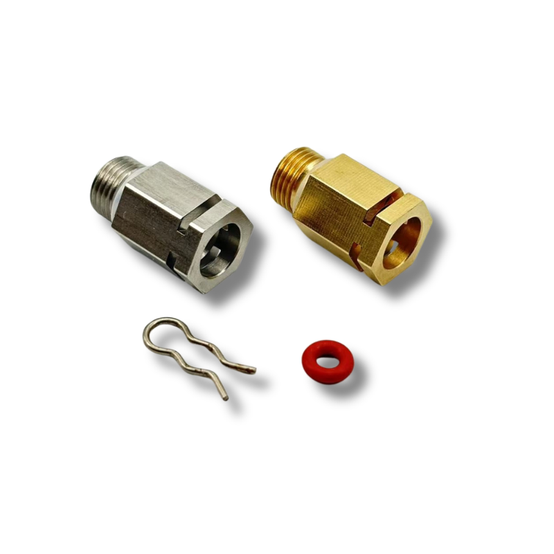 Wpm Huijia Gemile Coffee Machine Accessories Solenoid Valve Copper Connector G1/8 1/8 Inch Interface Original Spring Clip Connector
