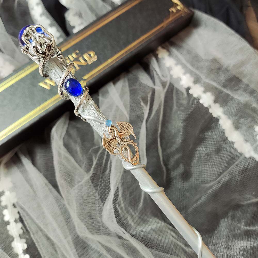 哈利波特魔杖收制作定制环球影cos赫敏魔法杖礼盒生日礼物订制diy