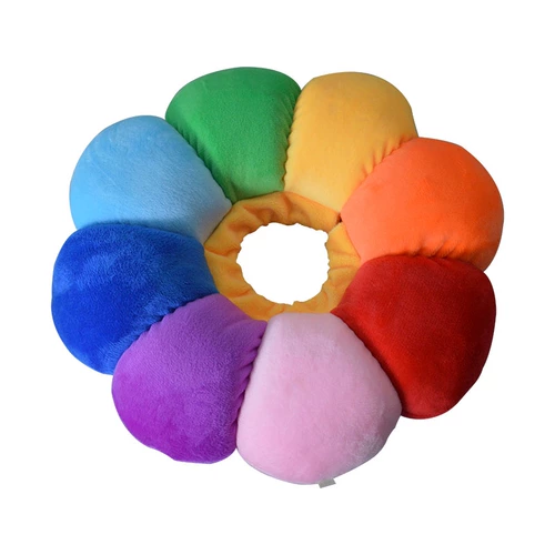 Симпатичный солнечный цветок питомец, Элизабет, ошейник для собак, крышка шеи, противозачаточное кольцо головы домашнего животного стыд мягкий круг