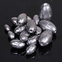 Explosive hook olive-shaped central lead drop hollow concentric lead drop willow leaf drop hanging 1g-100G complete