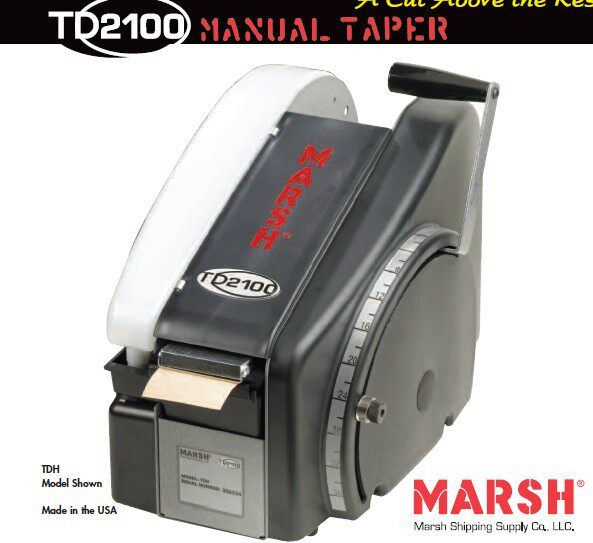 American MARSH TD2100 semi-automatic wet kraft paper tape cutting machine