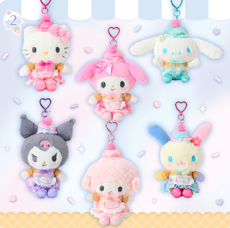 Some In-Stock Sanrio Dream Ice Cream Series Plush Doll Keychains, Bag Charms, Blind Box Keychains Some In-Stock Sanrio Dream Ice Cream Series Plush Doll Keychains, Bag Charms, Blind Box Keychains