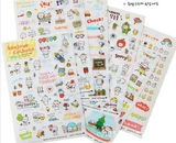 Jimmy Rabbit Corea Stationery Симпатичная свинья свиньи сезон 2 мультипликационные дневнические дневники 6 листов