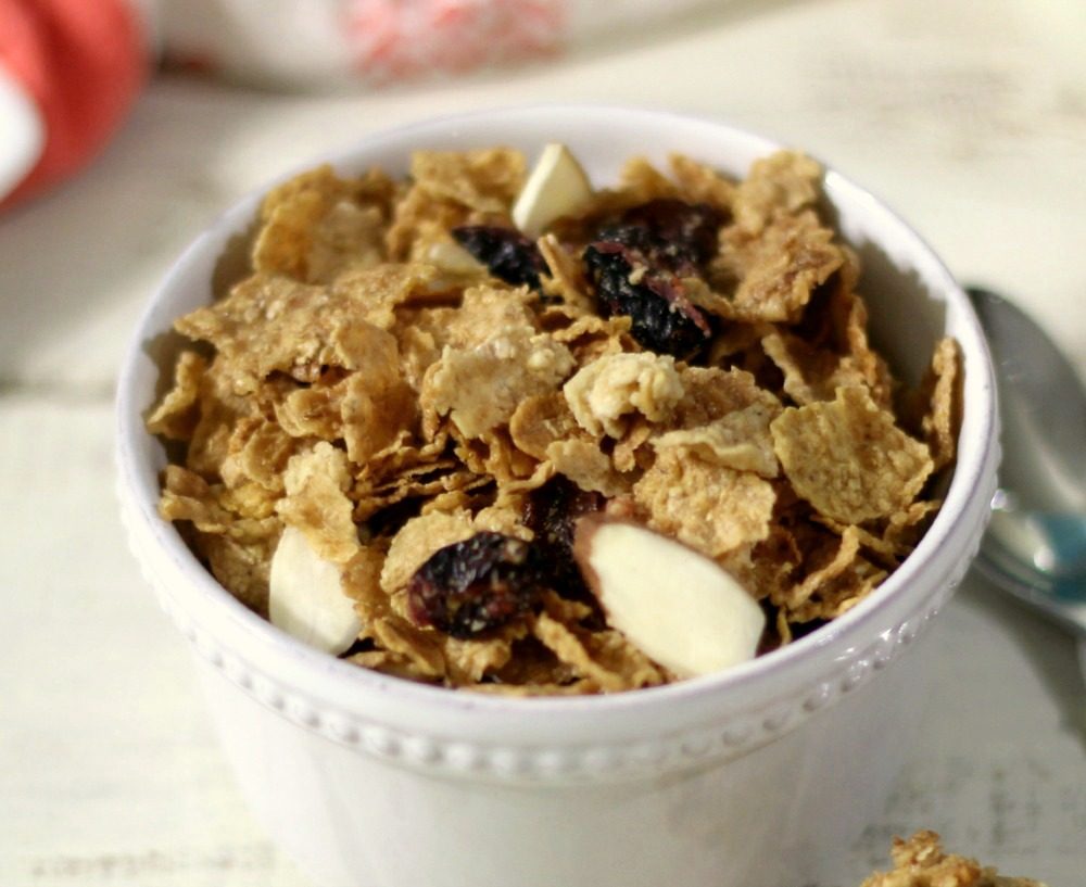 post cranberry almond crunch cereal nutrition info