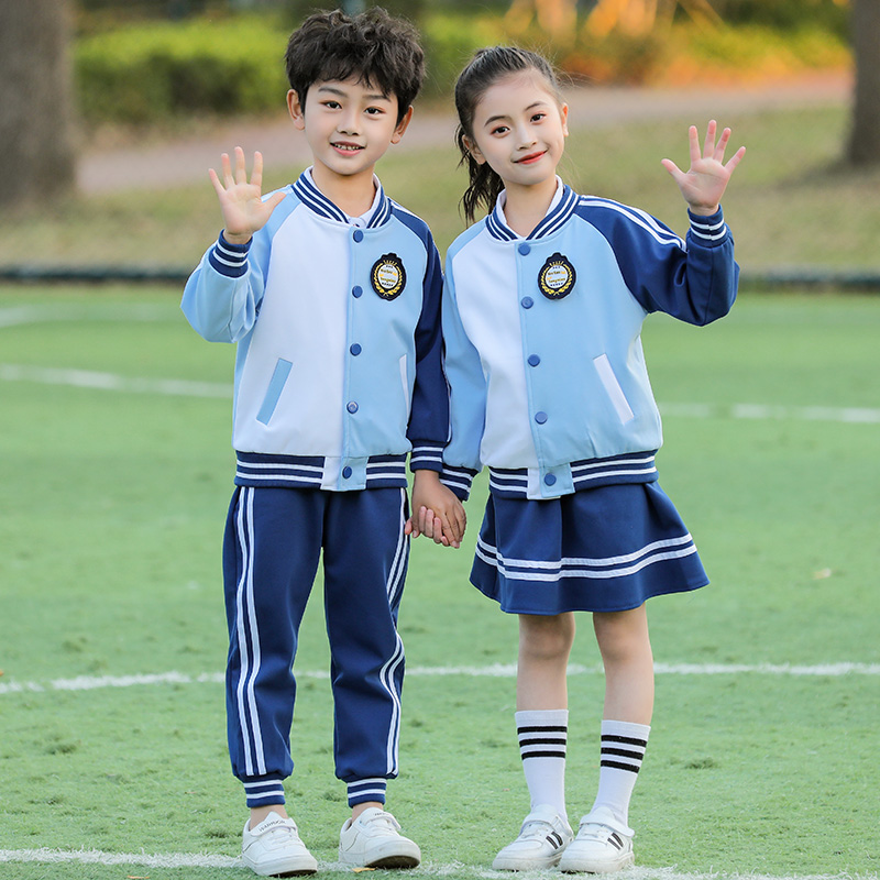 Kindergarten Garden Clothing Spring Autumn Clothing New Sports Suit Elementary School Children's School Uniform 12 3rd Year Class Suit Suit