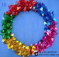 6-section Gymnastics Dance Parent-child Events Games Opening Ceremony Props Semicircle Hard Circle Bright Silk Loving Flower Ring