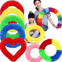 Encrypted hard ring steel wire garland Games opening ceremony Kindergarten gymnastics Morning exercise Dance equipment exercise props customization