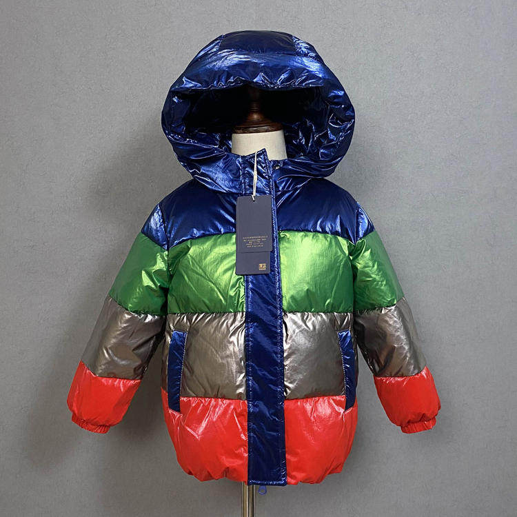Webster children's down jacket boys and girls short baseball uniform hooded thick tide 905858