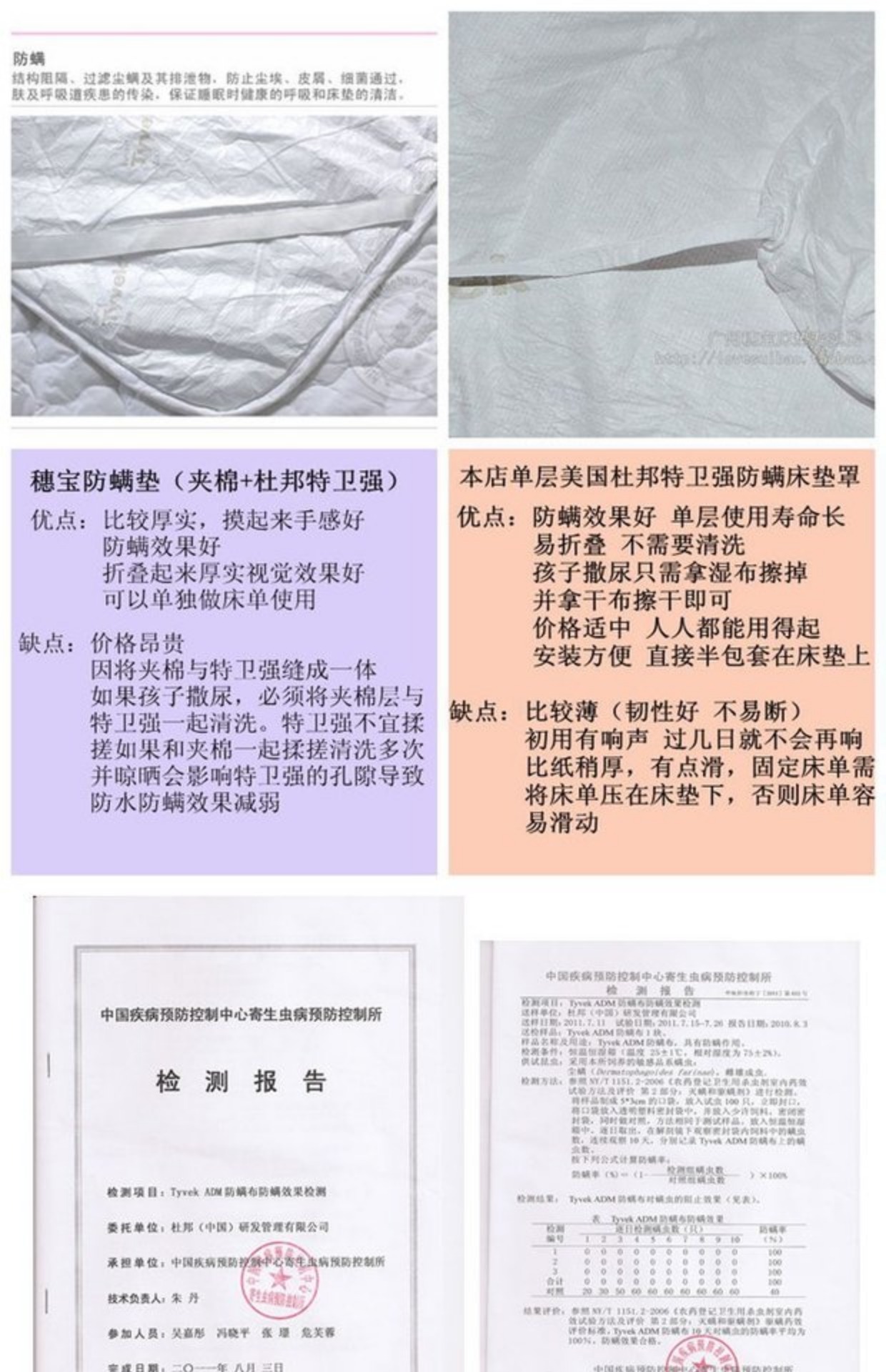 Mỹ Bangte Tyvek khăn trải giường TYVEK giường các doanh nghiệp vỏ bảo vệ mỗi mảnh duy nhất của Đặc biệt váy niệu chống mite giường không thấm nước - Trang bị tấm ga trải giường spa giá rẻ