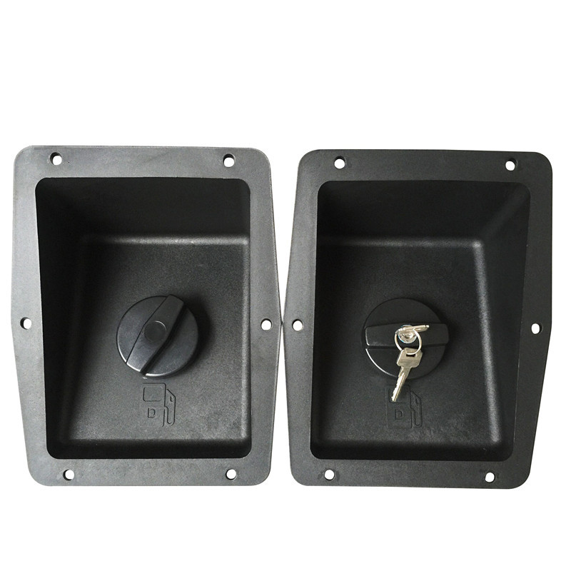 Diesel generator set external fuel mount plastic material with lock and water oil tank cover