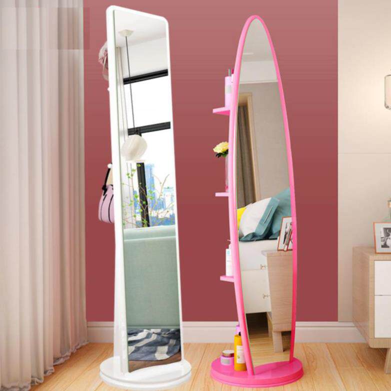 Mirror Full Body Full-body Mirror Home Simple Clothing Shop Fitting Room Hook Even Body to floor Long version square meter