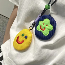 Environmentally friendly plant essential oils smiling face mosquito repellent bag aromatherapy bag pendant key chain baby mosquito repellent pendant mosquito repellent bag supplies