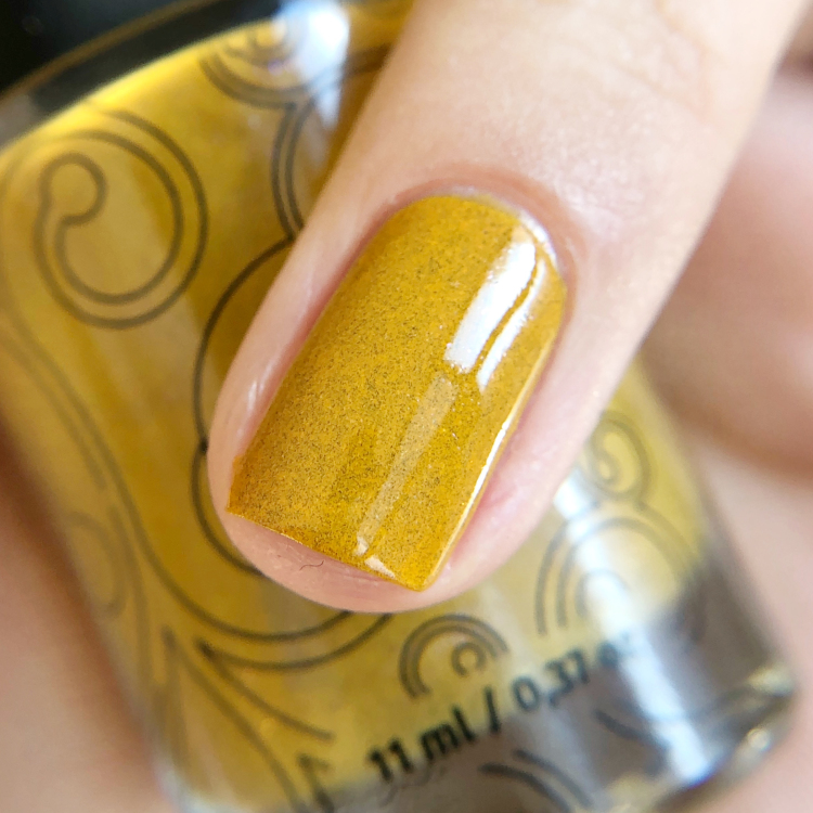 Russian Masura Masura nail polish leisurely stroll 1021 shows temperament ginger yellow curry color