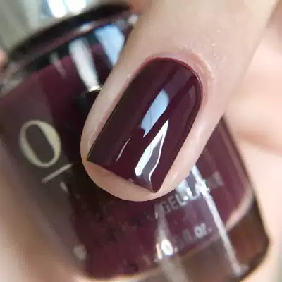 Autumn and winter recommended color OPI nail polish micro phototherapy big cherry red ISL54 quick drying
