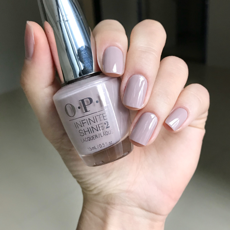 OPI nail polish micro phototherapy series milk tea light grey ISL50 explicit temperament suitable for white hands