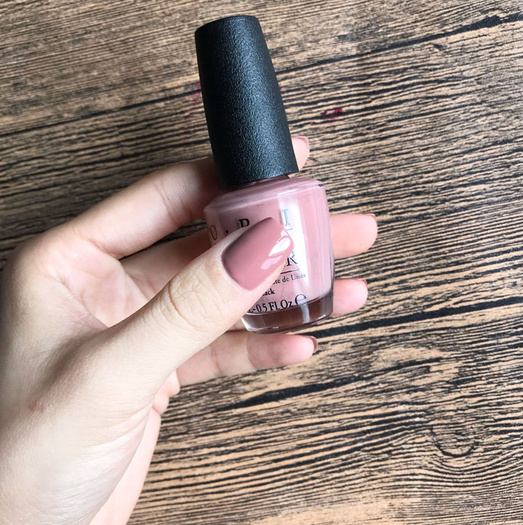 Sơn móng tay OPI chính hãng của Mỹ khô nhanh bền màu nâu không độc E41 phổ biến màu trắng nóng - Sơn móng tay / Móng tay và móng chân sơn móng chân màu xanh ngọc