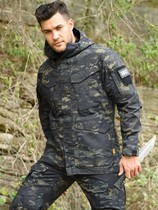 Spring and autumn and winter Bourne tactical jacket mens m65 medium and long waterproof windbreaker outdoor military fan stormtrooper jacket