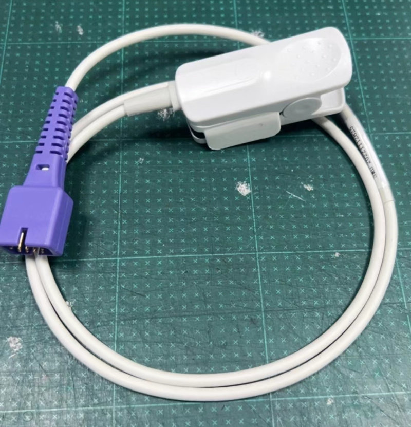 分体式成人指夹指脉氧9针蓝插头TW