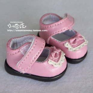 taobao agent [20 % off 2 pieces of clearance] BJD 1/6BB pink maid shoes