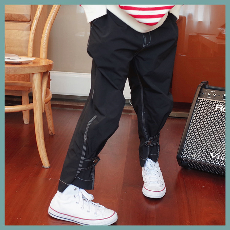 Doll Amy spring and summer new men and women small and medium-sized children's Japanese heavy industry tooling windproof comfortable school neutral sweatpants