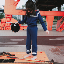 Doll Aimei New Customized Autumn Female Zhongdang Admiralty Collegiate Kindergarten Pants Set