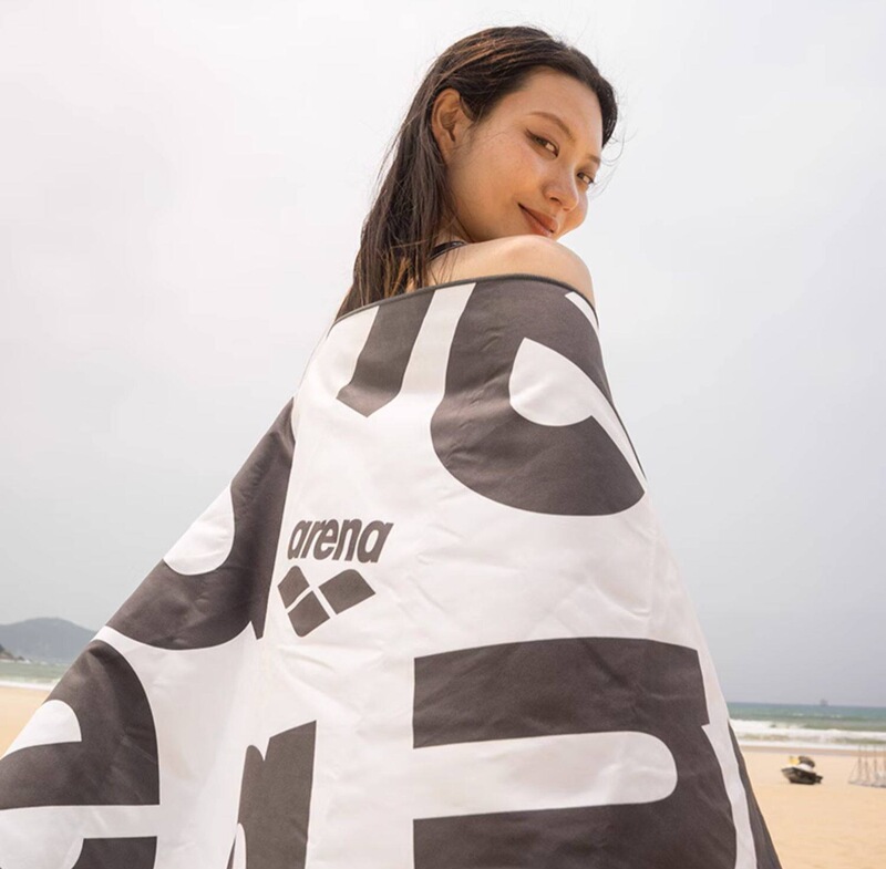 Arena Quick-Drying Swimming Towel, Unisex Sports Towel, Portable Absorbent Towel, Fitness Equipment