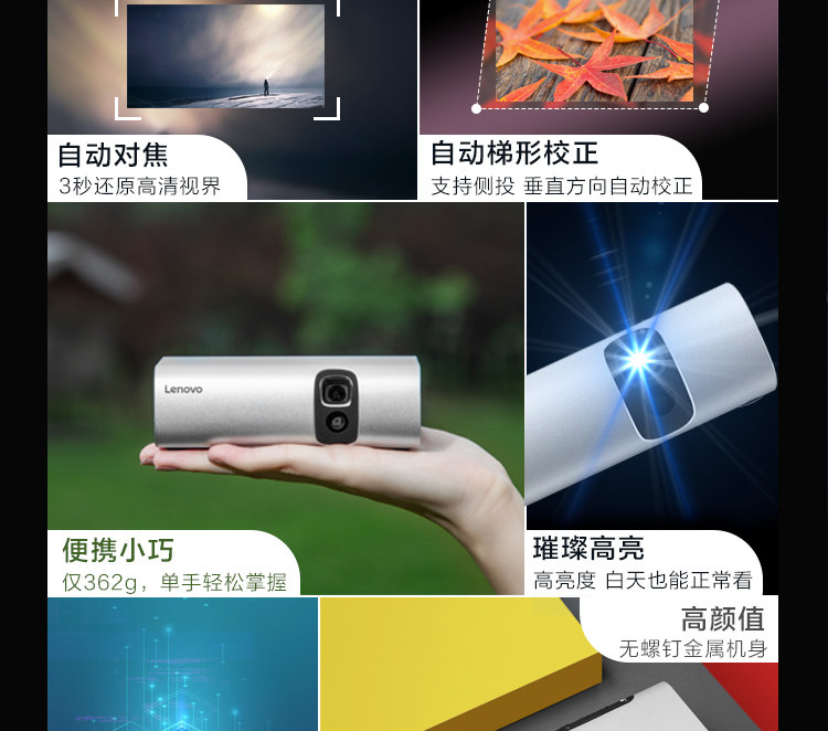 联想 家庭影院 T200智能投影仪 图2