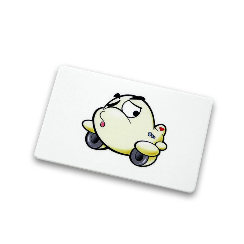 I love flying) Air Gift Custom Cartoon Plane Expression Left Humming Bus Card Documents Card Meal Card Sticker-Taobao