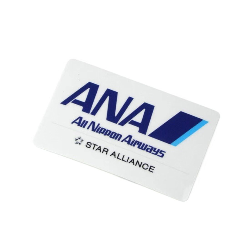I Love Flying All Japan Air ANA Metal Plane Boarding Travel Pull-Lever Case Card Stickler Sticker stickers