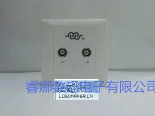 MW-D02 (TV FM) Two-hole User End Panel for Cable TV User Terminal Panel