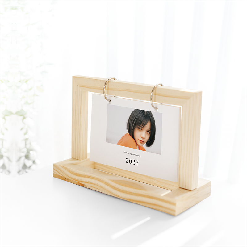 Generation Ceremony Swing Wood 2022 Desk Calendar Custom Photo Maker Diy Personality Annual Calendar Creative Calendar Customization