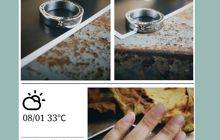 Bague mixte OTHER   en Acier au titane - Ref 3087558 Image 20