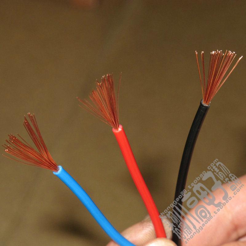 * flush triple crown * oxygen-free copper 1 5 squared pure copper wire machine inner diameter 3MM four color for selection