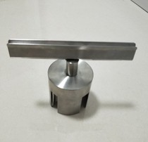 Stainless steel plug-in card railing seat plug-in card Fence indicator card Isolation belt Entrance card slot plug-in card groove card