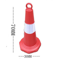 70cm plastic reflective ice cream cone cone rental roadblock Ice cream cone activity special cone reflective road cone