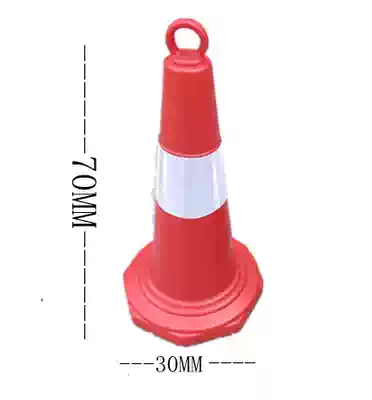 70cm plastic reflective ice cream cone cone leasing roadblock ice cream cone special cone reflective road cone