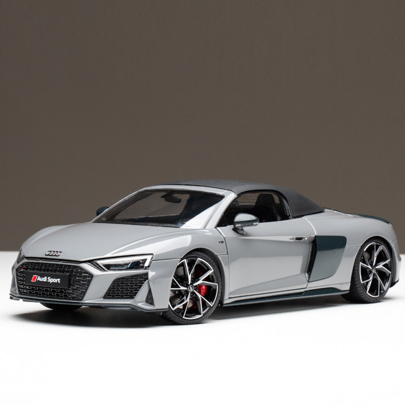 KengFai 1/18 R8 2021 Metal Diecast Model Car Toy Gift Hobby