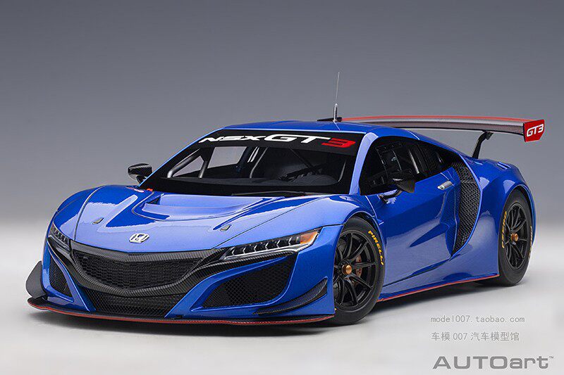 Модель машины autoart/奥拓 1/18 本田nsx honda nsx gt3 2018 汽车模型