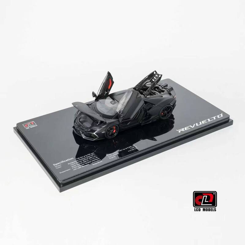 Pre-Sale Lcd 1:43 Revuelto Lamborghini New Supercar Full-Scale Alloy Model